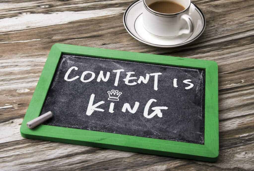 ecommerce marketing content is king
